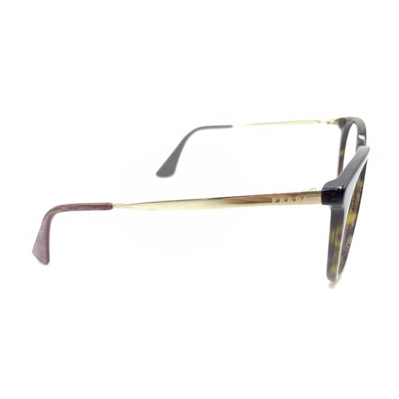 Prada VPR 11T 2AU-1O1 Tortoise Brown Gold Eyeglasses Frames 53-17 140 Italy - Picture 4 of 12